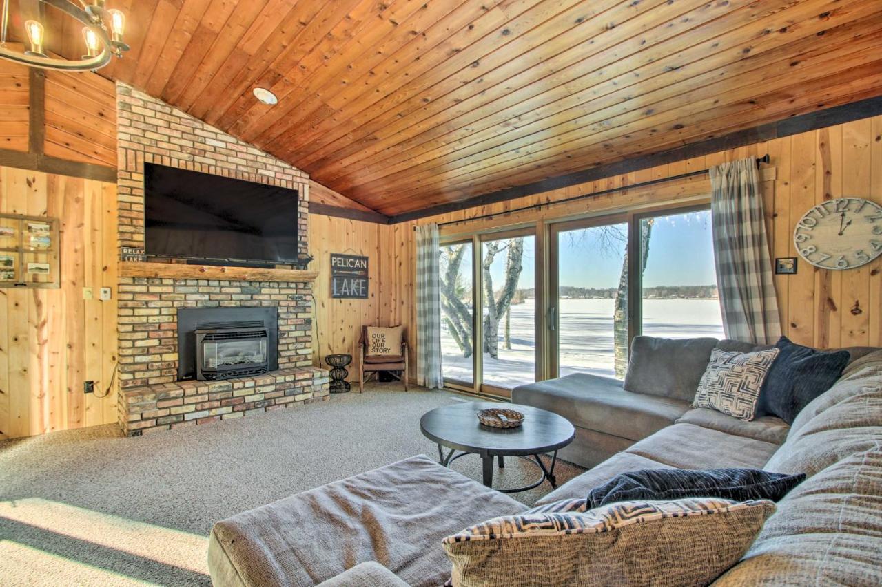 Pelican Lake Getaway On Stunning Peninsula! Pequot Lakes Exteriör bild